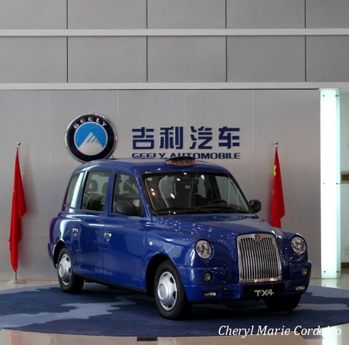 London Taxi, Geely headquarters, Hangzhou, China. London Taxi, Geely headquarters, Hangzhou, China.
