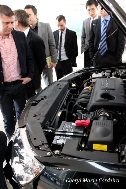 Engine study, Geely. Engine study, Geely.